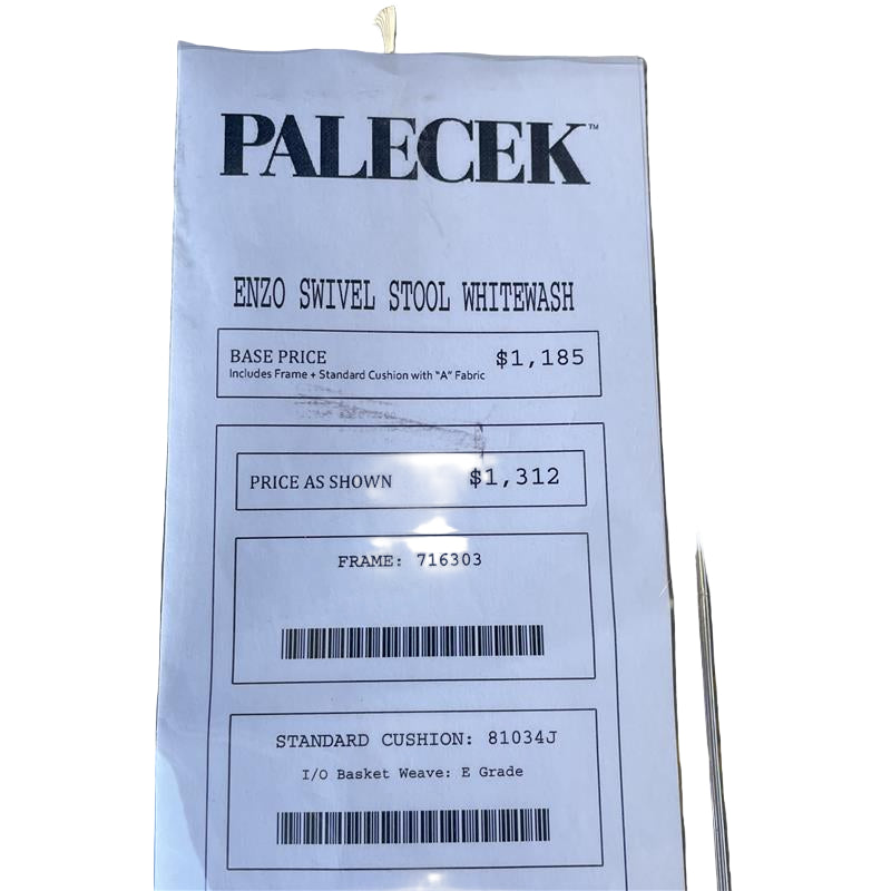 Palecek Enzo Swivel Stool