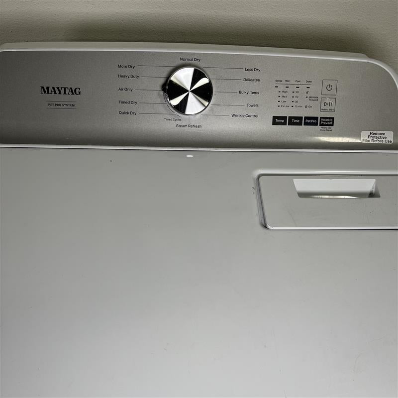 Maytag Pet Pro 7-cu ft Reversible Side Swing Door Steam Cycle Gas Dryer