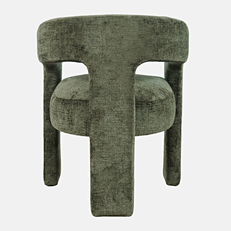 Modern Luxury Jacquard Fabric Upholstered Sculpture Armchair