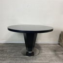 Contemporary Pedestal Round Dining Table 49” X 30”