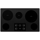 Whirlpool 36-inch Electric Ceramic Glass Cooktop with Two Dual Radiant Elements