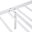 Furniture of America Cristelle Metal White Full-size Platform Bed