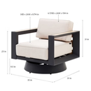 Mirador Sanibel 4-piece Outdoor Fire Seating Set