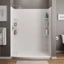 American Standard Elevate 30-in W x 60-in L Left Arctic Rectangle Single Shower Pan Base with 3-in H Threshold