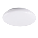 Utilitech 19-in White Indoor 1 -Light LED Tunable White Flush Mount Light with Plastic Shade