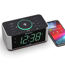Emerson Alarm Clock Radio and Wireless Charger with Bluetooth