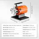VEVOR 1/10-HP 120 -Volt 6-GPM Aluminum Electric Utility Pump