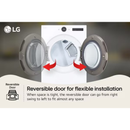 LG 7.4 cu. ft. Smart Front Load Electric Dryer with AI Sensor Dry