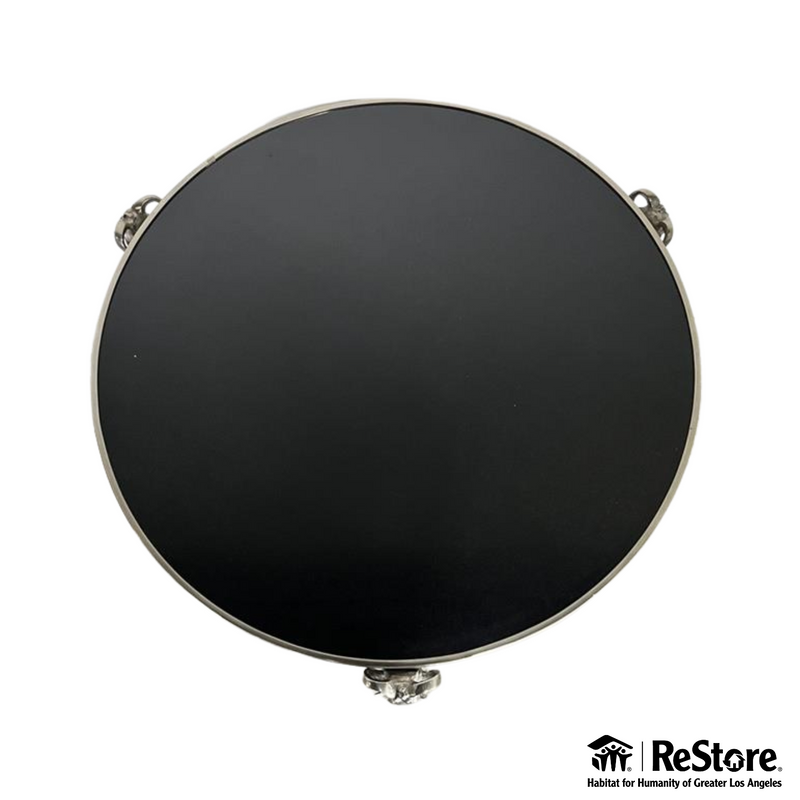 English Colonial Silver Design Side Table