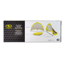 Athletic Works 3X2ft 2 Pack Pop-up Soccer Nets with Carry Bag, Yellow and Black