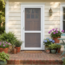 Screen Tight Vinylcraft Universal reversible 36-in W x 80-in H x 1-in T White Single Hinged Vinyl Screen door