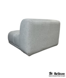 HAY Quilton Single Seater - Light Grey