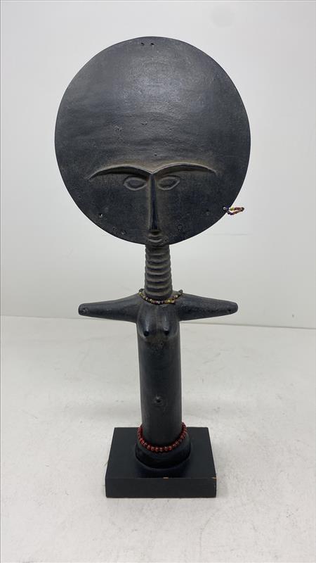 Vintage African-Inspired Decorative Sculpture - Collectible Art Piece