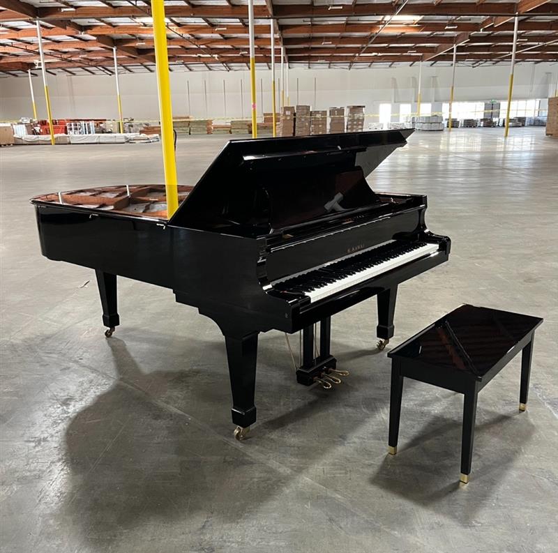 Kawai RX-6 Black Grand Piano  7’x 5’