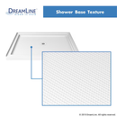 SlimLine 36 in. x 36 in. Single Threshold Alcove Shower Pan Base in White with Center Drain