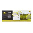 Athletic Works 3X2ft 2 Pack Pop-up Soccer Nets with Carry Bag, Yellow and Black