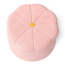 Mainstays Kids Daisy Plush Storage Ottoman, Pink