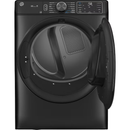 GE 7.8-cu ft Stackable Vented Electric Dryer with Steam Cycle ( Carbon Graphite )