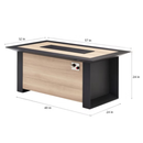 Mirador Sanibel 4-piece Outdoor Fire Seating Set