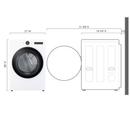 LG 7.4 cu. ft. Smart Front Load Electric Dryer with AI Sensor Dry