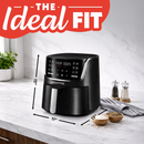 Gourmia 4-Quart Digital Air Fryer with 12 One-Touch Presets, GAF414, Black