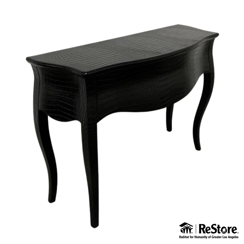 Custom Crocodile Leather Writing Desk