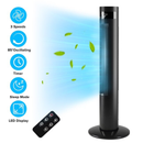 Antarctic Star 36 inch 3 Speeds 4 Modes Tower Fan Portable Floor Fans in Black