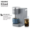 Keurig K-Iced Essentials Coffee Maker - Iced and Hot Single-Serve K-Cup Pod - Gray
