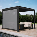 Mirador 10‘ Side Shade Screen Charcoal
