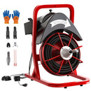 Garvee Drain Cleaner Machine 1/2 Inch 75FT Sewer Snake with Powerful Motor, Durable Cable, Automatic Feed for Home & Commercial Use, Portable Design