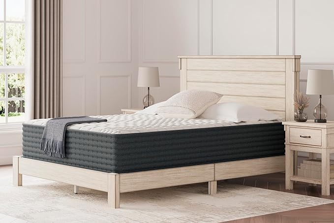 Signature Design by Ashley King Size 12" Hybrid Medium Plush Cooling Gel Infused Memory Foam Mattress