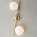 Hudson Valley Wendover Wall Sconce Aged Brass