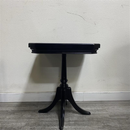 English Colonial Ebony Wood Side Table