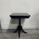 English Colonial Ebony Wood Side Table