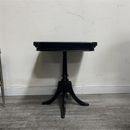 English Colonial Ebony Wood Side Table