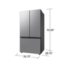Samsung 24 cu. ft. Bespoke Counter Depth 3-Door French Door Refrigerator with Beverage Center