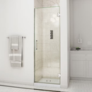 DreamLine Unidoor Chrome 23-in W x 72-in H Frameless Hinged Shower Door