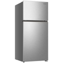 Mora Top Mount Freezer Refrigerator, Standard Depth, 18 cu ft, Stainless Steel
