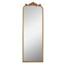 Crystal Art Gallery 22x64 Gold Metal Filigree Baroque Arch Large Full Length Leaner Floor Mirror