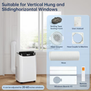 Portable Air Conditioners with Remote Control 3-in-1 Free Standing Cooling AC Unit with Fan and Dehumidifier
