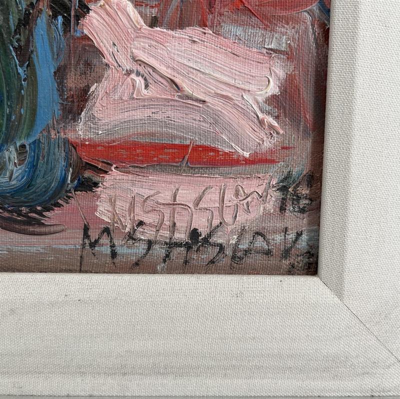 Mstislav Pavlov Abstract Oil Painting