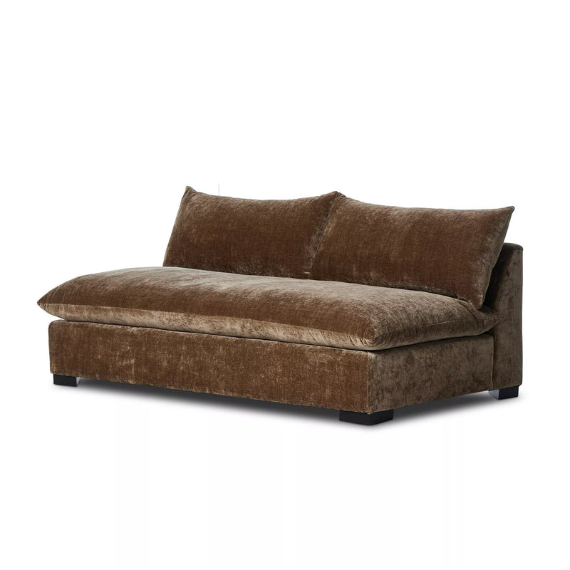 Four Hands Grant Armless Sofa – Altair Mushroom
