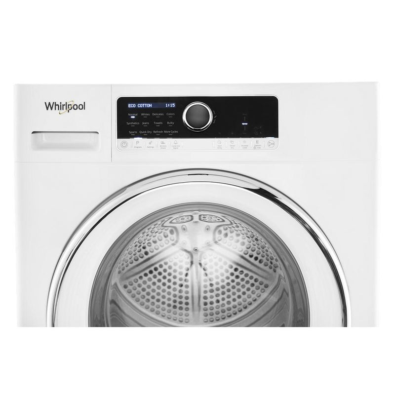 Whirlpool 4.3 cu.ft. 240-Volt Stackable Electric Ventless Dryer - White