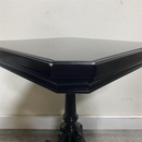English Colonial Ebony Wood Side Table