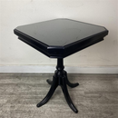 English Colonial Ebony Wood Side Table