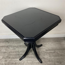 English Colonial Ebony Wood Side Table