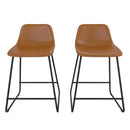 Better Homes & Gardens Farley Scoop Counter Stool, Set of 2