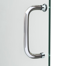 DreamLine Infinity-Z 60" x 72" Sliding Shower Door, Frosted Glass in Brushed Nickel