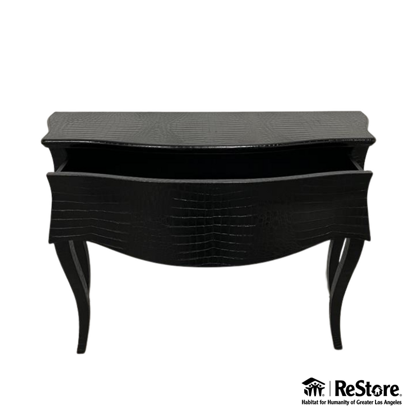 Custom Crocodile Leather Writing Desk