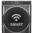 GE 7.8-cu ft Stackable Vented Electric Dryer with Steam Cycle ( Carbon Graphite )